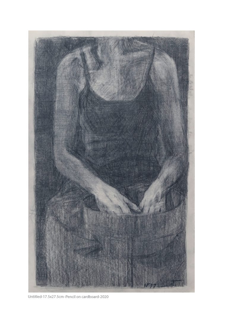 untitled-17.5x27.5cmPencil on cardboard 2020