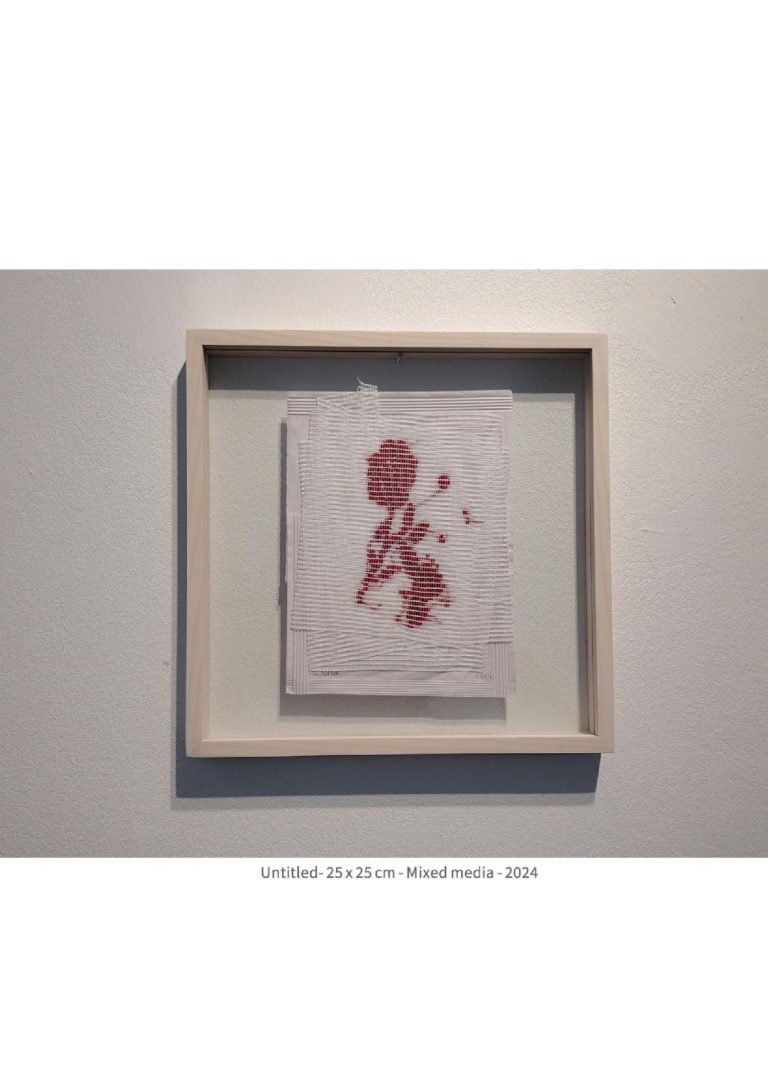 untitled - 25x25 cm - mixed media -2024