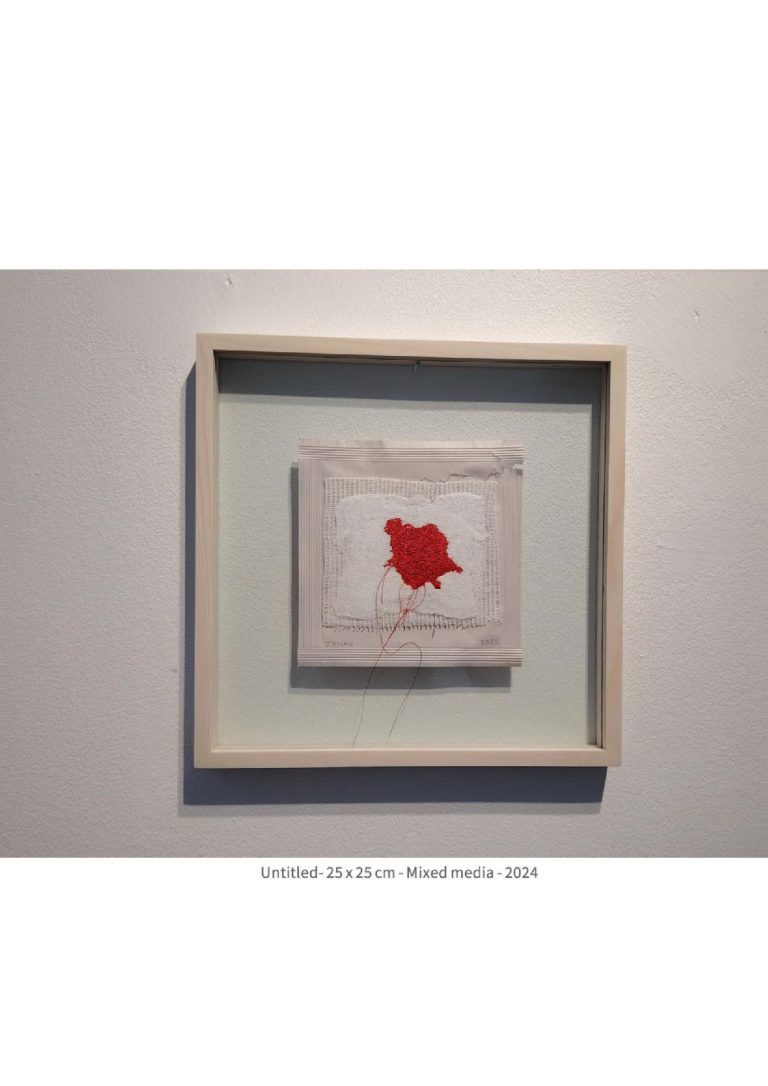 untitled - 25x25 cm - mixed media -2024