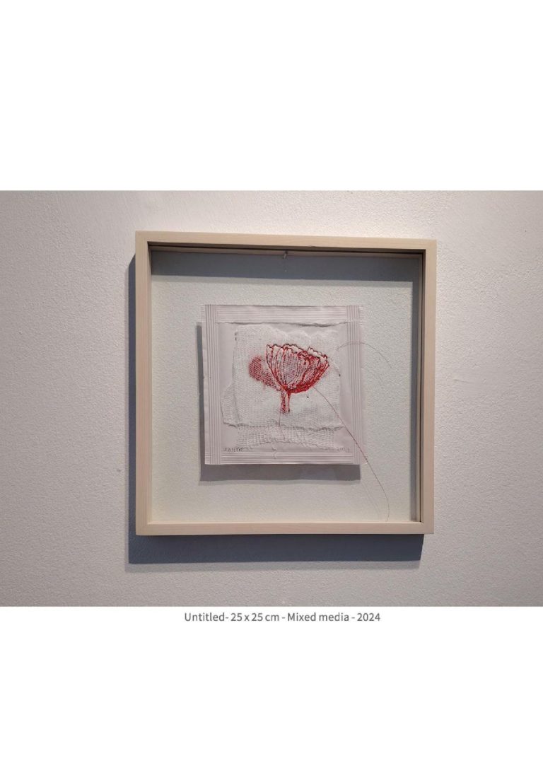 untitled - 25x25 cm - mixed media -2024