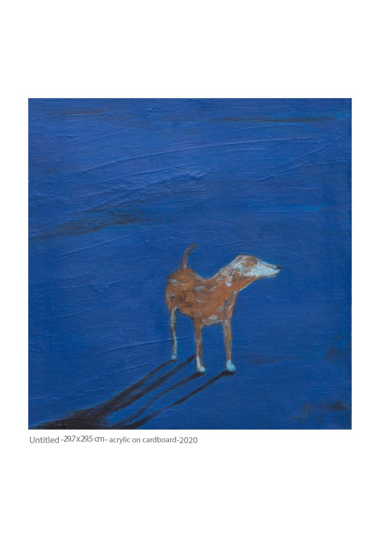 Untitled - 29.7x29.5 cm - acrylic on cardboard - 2020