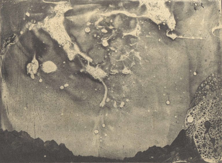 Oveis Ramezani, Untitled from Sun-Eater Collection Wet plate collodion photography Vandyke brown print toned in Gold-Thiourea toner 13.8*18.8 cm 2024-2025 Unique Edition