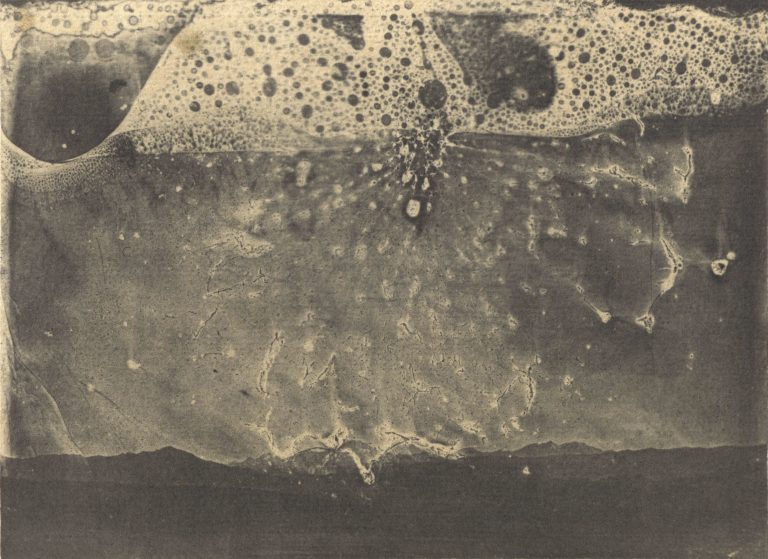 Oveis Ramezani, Untitled from Sun-Eater Collection Wet plate collodion photography Vandyke brown print toned in Gold-Thiourea toner 13.8*18.8 cm 2024-2025 Unique Edition