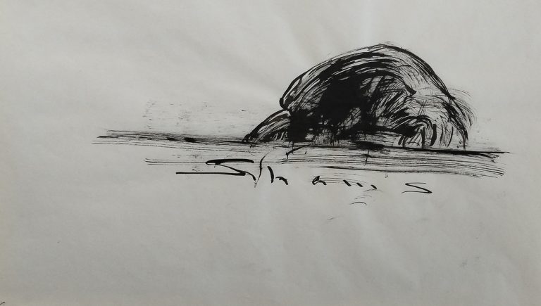 Untitled, 30 × 42 cm, Ink on Paper, 2024