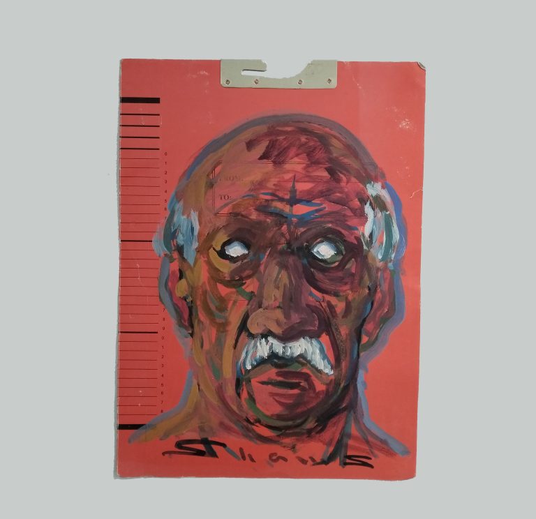 Untitled, 26 × 36.5 cm, Acrylic on Cardboard, 2025