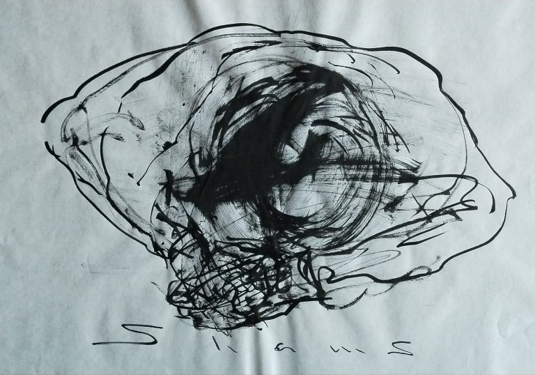 Untitled, 30 × 42 cm, Ink on Paper, 2024