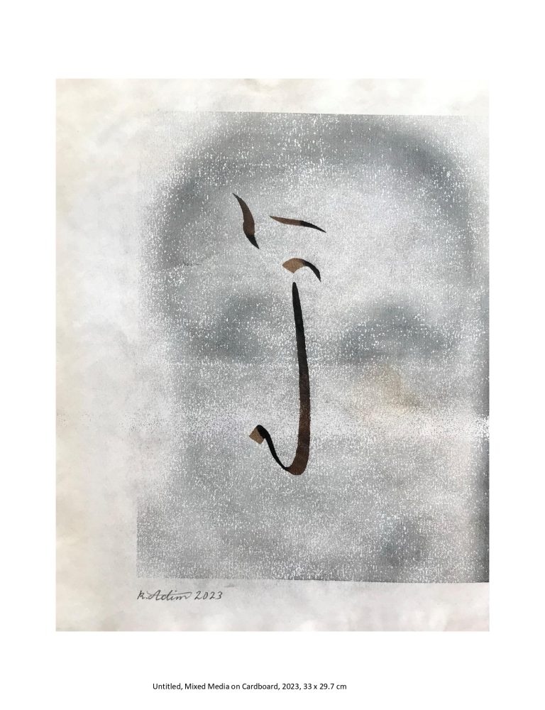 Untitled - Mixed Media on Cardboard - 2024 - 15x21 cm