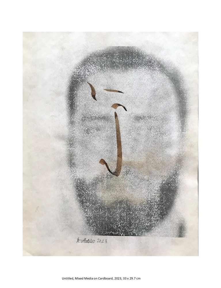 Untitled - Mixed Media on Cardboard - 2024 - 15x21 cm