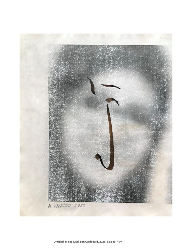 Untitled - Mixed Media on Cardboard - 2024 - 15x21 cm