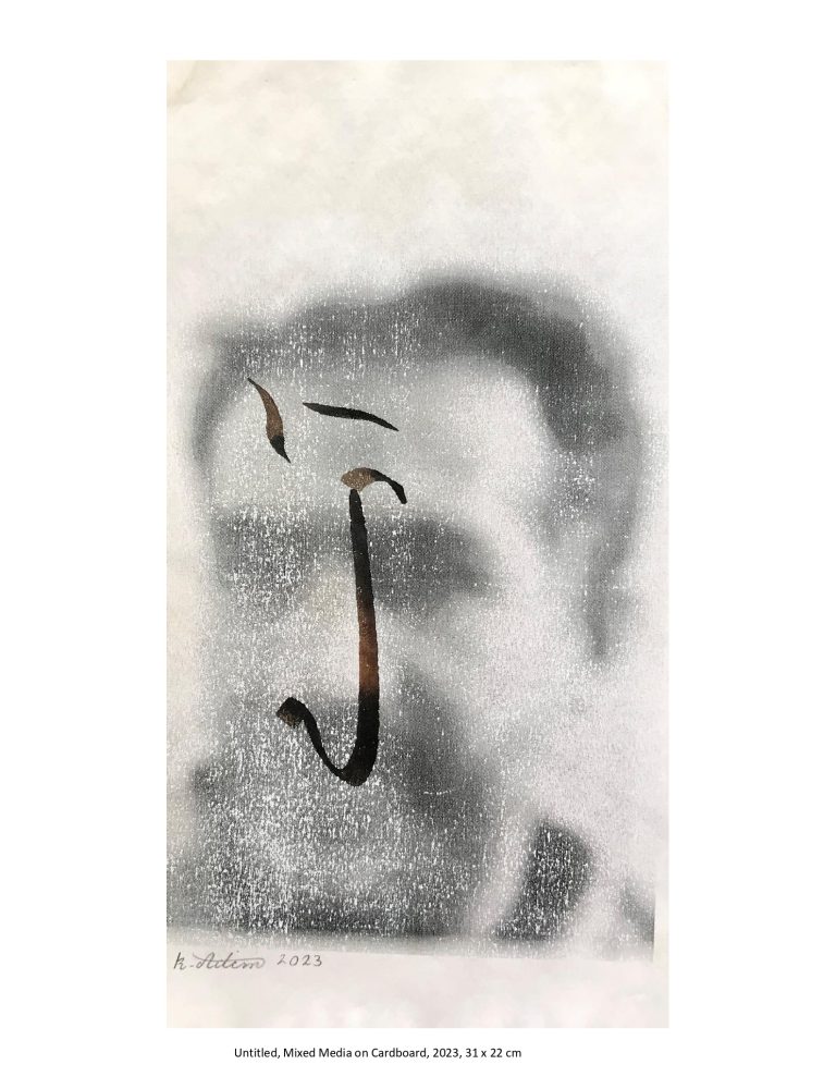 Untitled - Mixed Media on Cardboard - 2024 - 31x22 cm