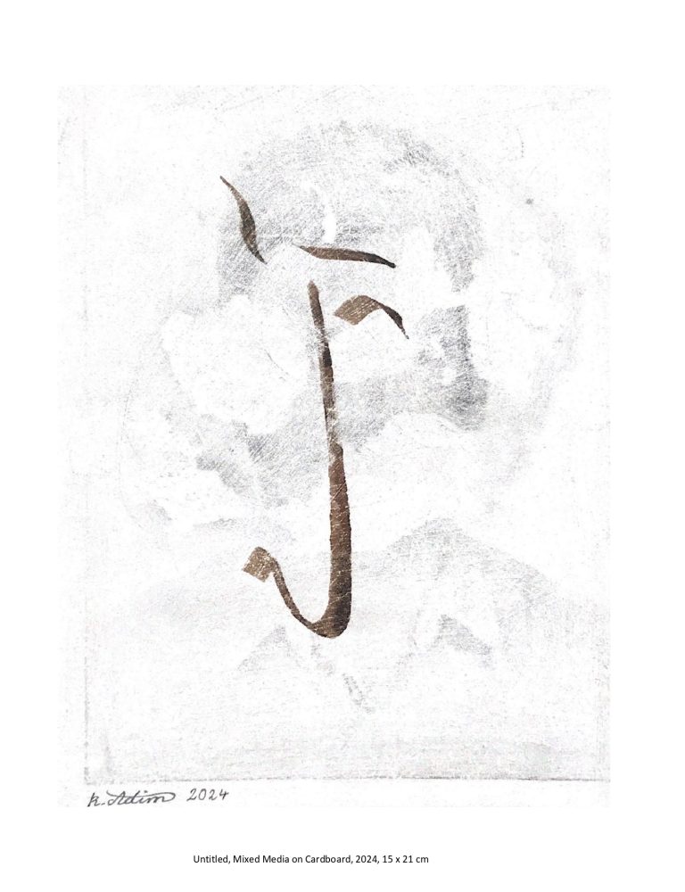 Untitled - Mixed Media on Cardboard - 2024 - 15x21 cm