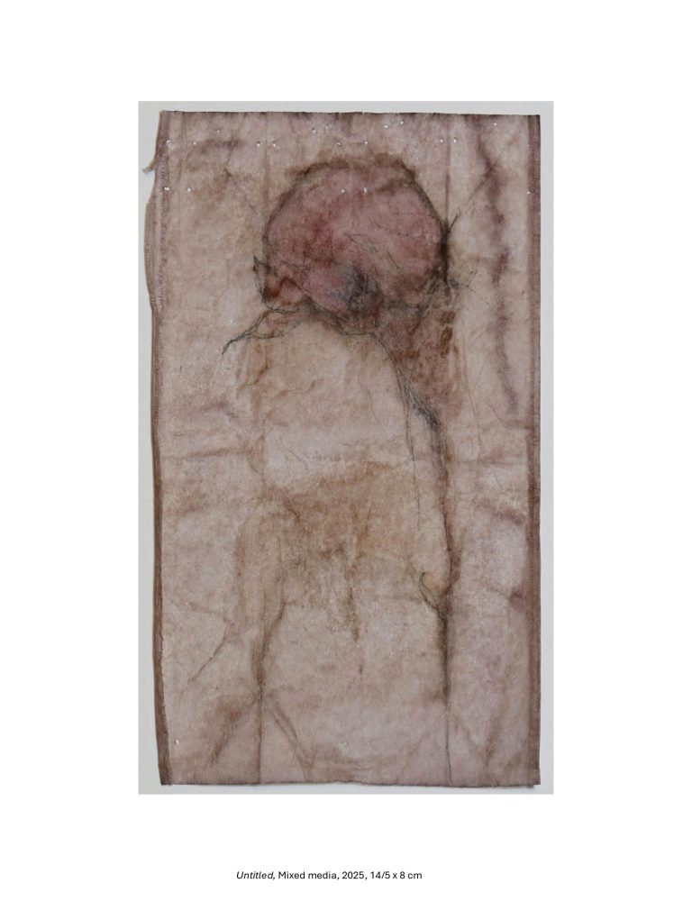 Untitled, Mixed media, 2025, 14/5 x 8 cm