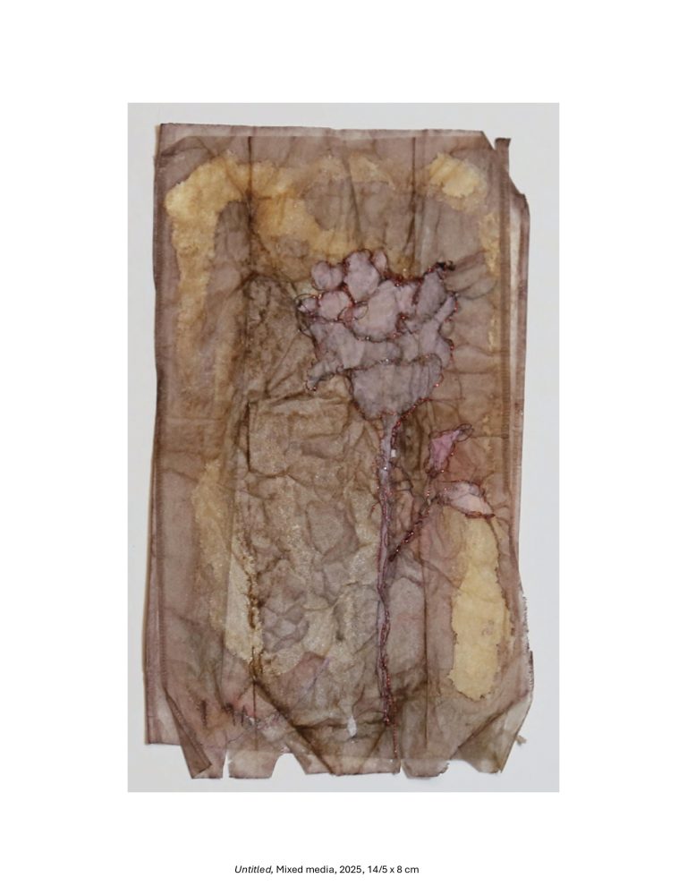 Untitled, Mixed media, 2025, 14/5 x 8 cm