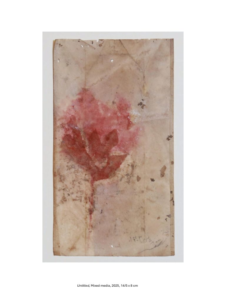 Untitled, Mixed media, 2025, 14/5 x 8 cm