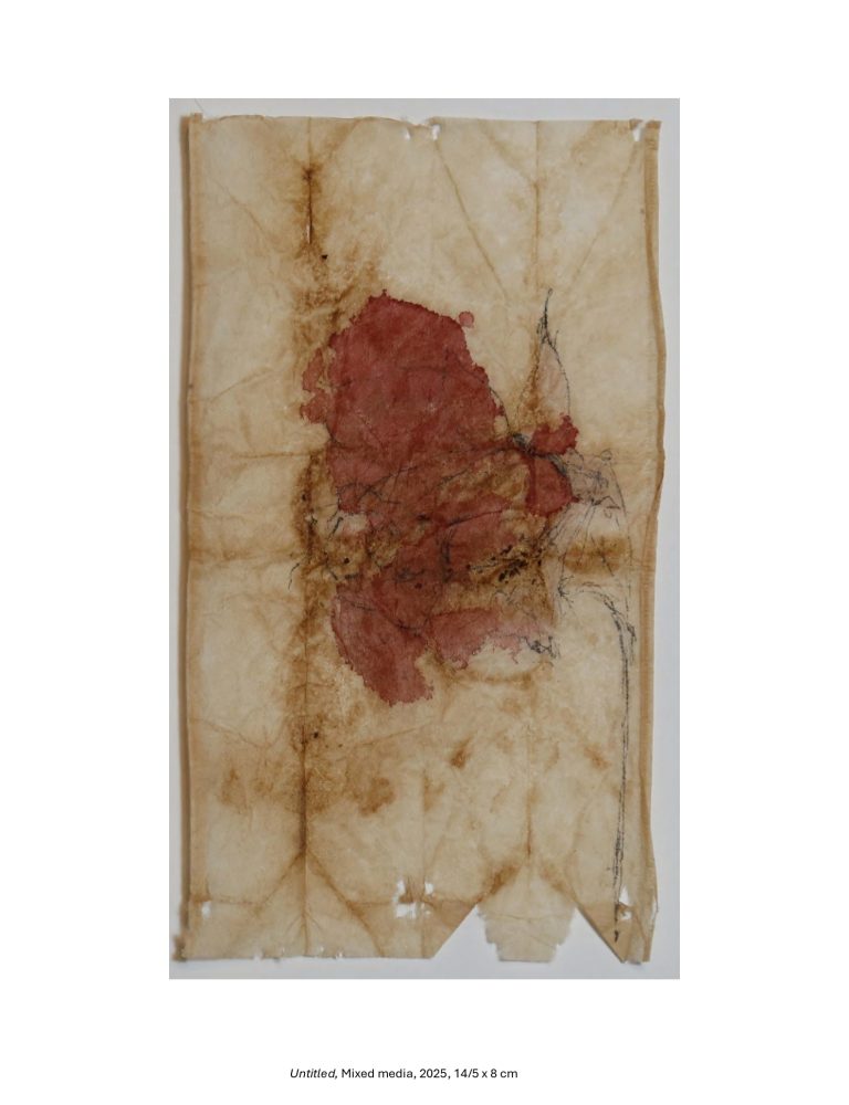Untitled, Mixed media, 2025, 14/5 x 8 cm