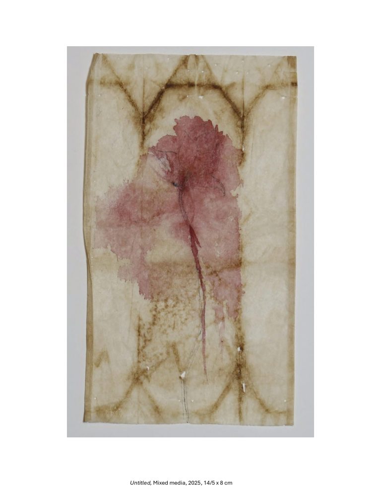 Untitled, Mixed media, 2025, 14/5 x 8 cm