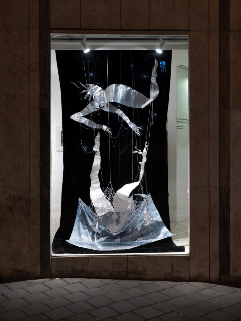 ntitled, Oil on Paper, 30 x 22 cm, 2026 Installation View at Bostan Art Gallery