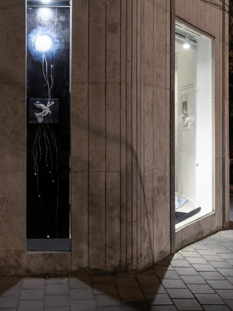 ntitled, Oil on Paper, 30 x 22 cm, 2026 Installation View at Bostan Art Gallery
